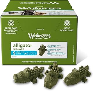 WHIMZEES Crocodiles Small / 150 Pieces in Display 1 Pack (1 x 2.25 Kg) product image
