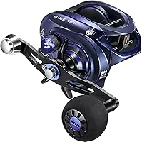 Piscifun Alijoz 400 Baitcaster Reel: 38lbs Max Drag, Low Profile Aluminum Frame, 6.6:1/8.1:1 Gear Ratio for Musky & Big Fish