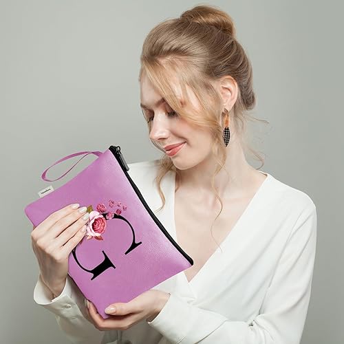 Vista 284 de Vavabox A-Z - Bolsa de maquillaje personalizada, regalos de cumpleaños para mujeres y madres, regalos para mejores amigas, bolsa de cosméticos