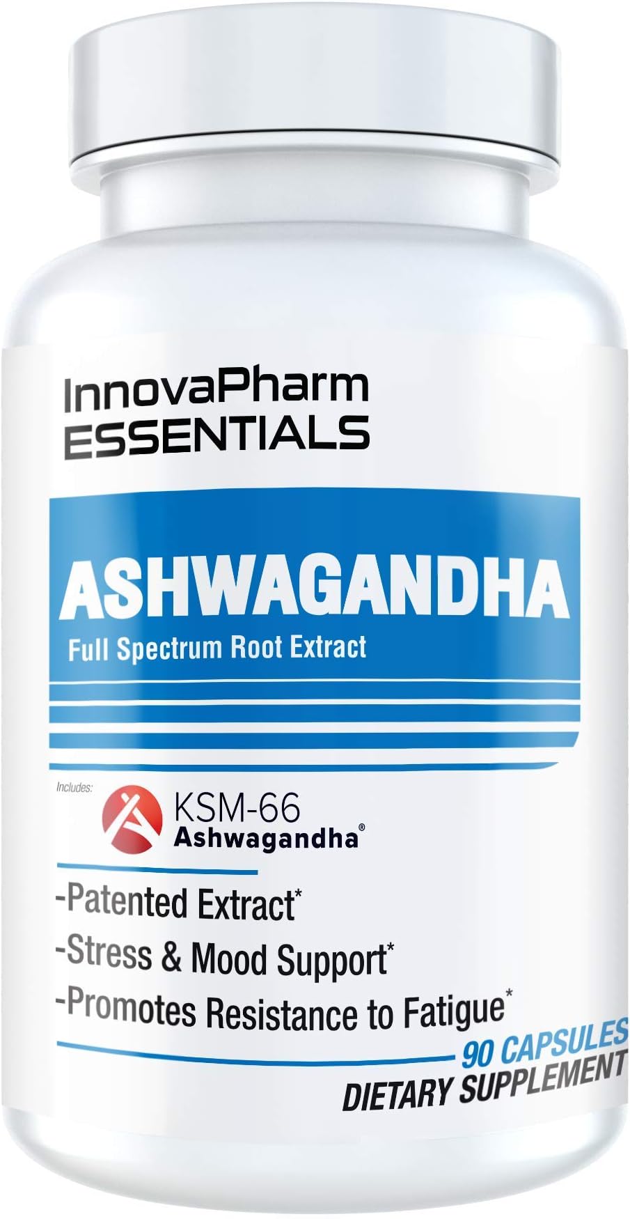 InnovaPharm - Ashwagandha Root Extract - Helps with Stress and Mood Support - 90 Capsules