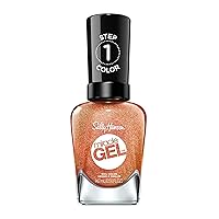Vista 1 de Sally Hansen Miracle Gel Salon Quality Nail Polish Gel-Like Formula, Two-Step System, No UV Light Needed, Long Lasting Opaque, Shimmery 382