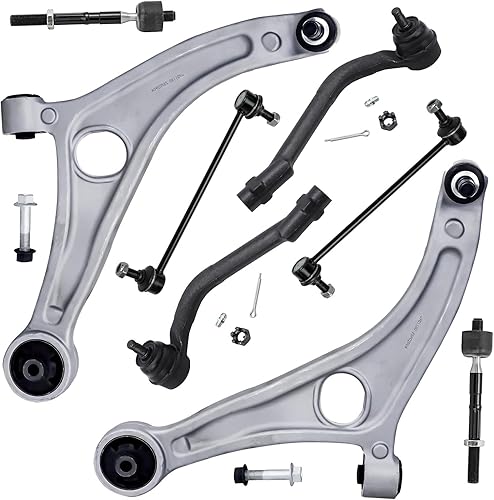 Miniatura 36 de Detroit Axle - Kit de brazos de control de extremo delantero RWD para Dodge Ram 03-06 2500 3500, 2 brazos de control superior con rótula 2 varillas