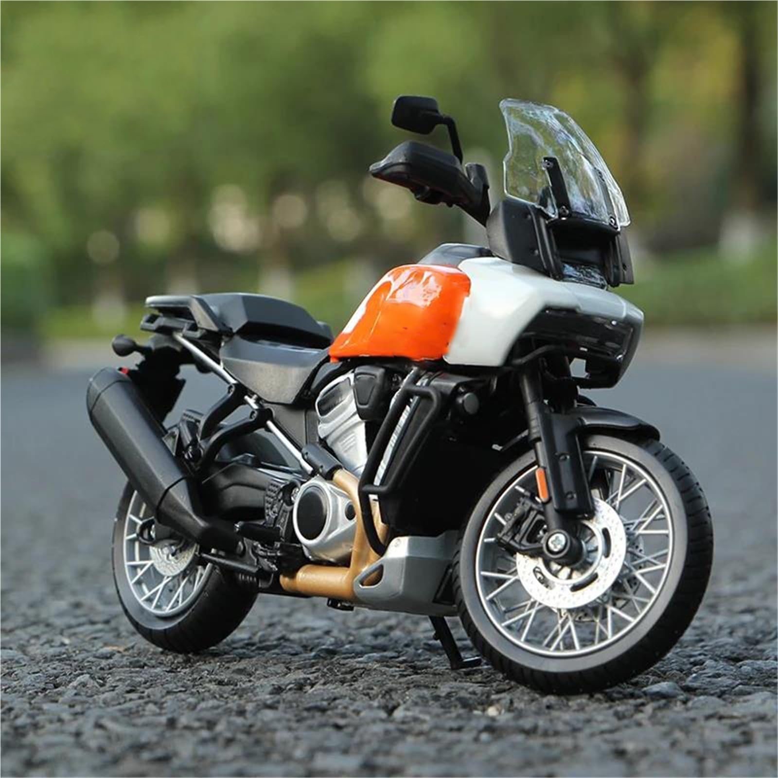Modelo a Escala de Moto Modelo De Motocicleta Plástico Fundido A Presión Juguete Moto Coleccionable Escala 1/12 para Harley, para Davidson Y para Pan America 1250 2021