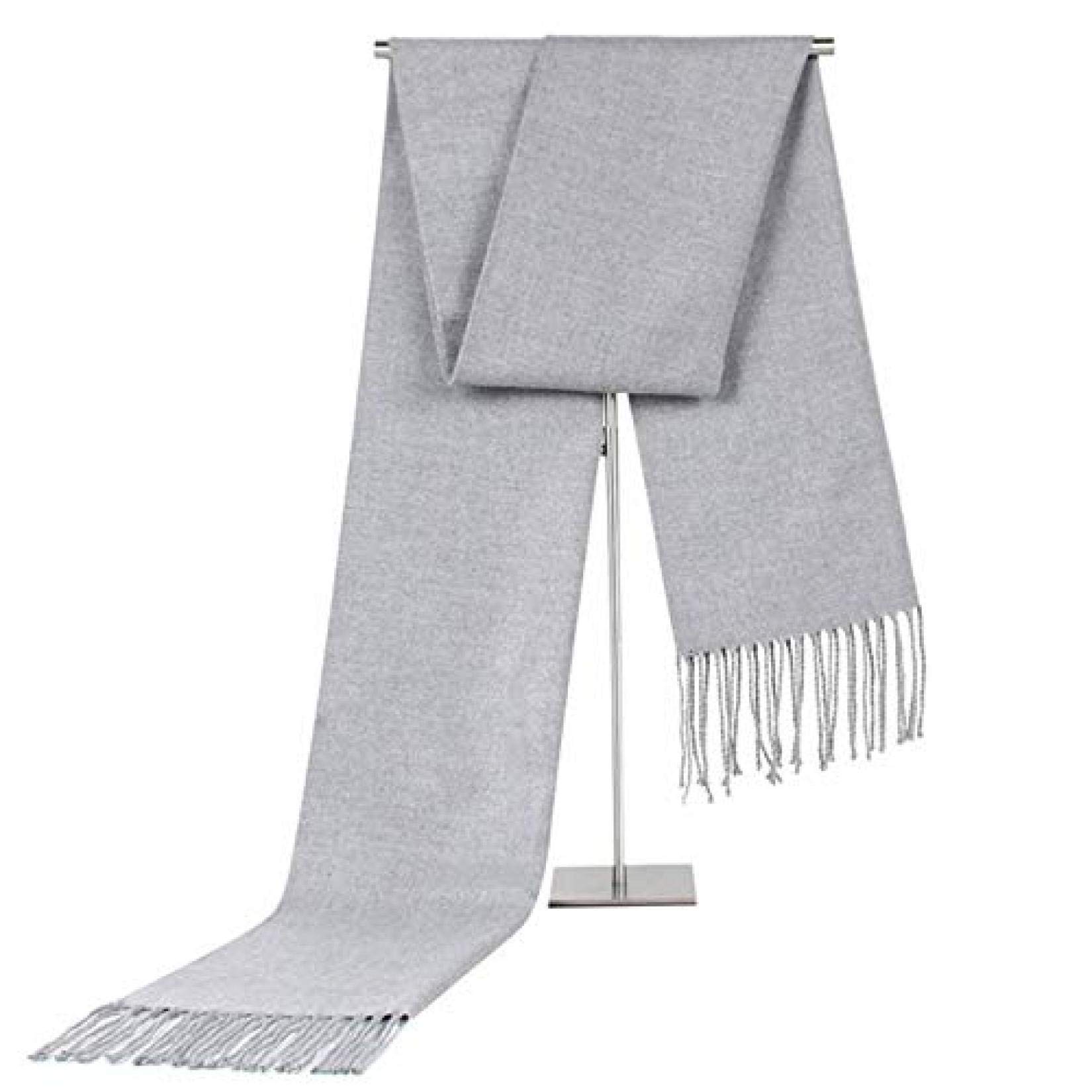 Sciarpa per Donna Uomo, Morbido Scialle Avvolge Sciarpe Calde di Lana E Scialle, Sciarpe Autunno Inverno Tinta Unita, C