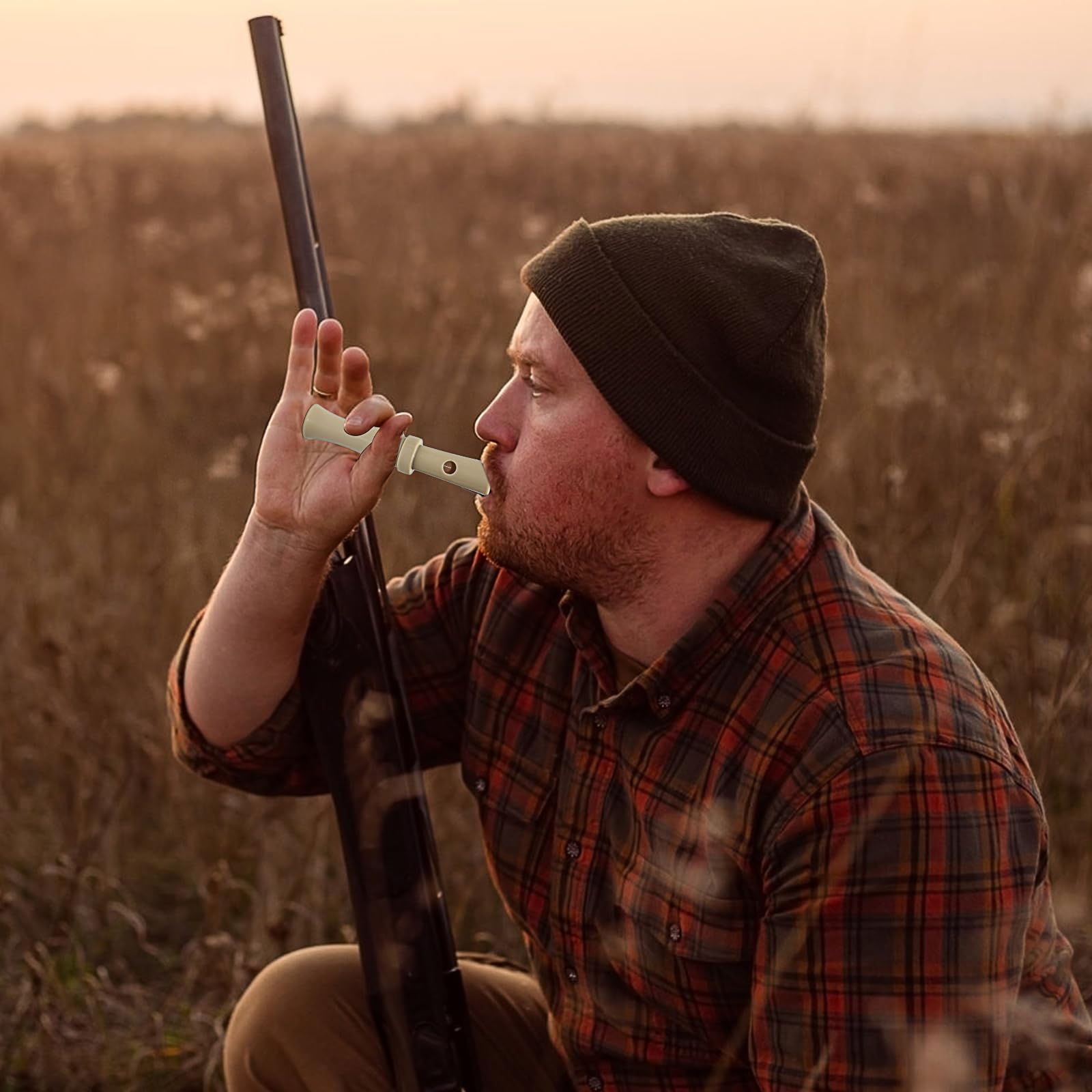 4er Set Entenpfeife, Entenlocker für die Jagd, Duck Pfeifer, Outdoor-Jagd-Zubehör Trainingspfeife Trillerpfeife Für Naturliebhaber, Entenjäger Outdoor Jagd Aktivität, Lanyard Zubehör
