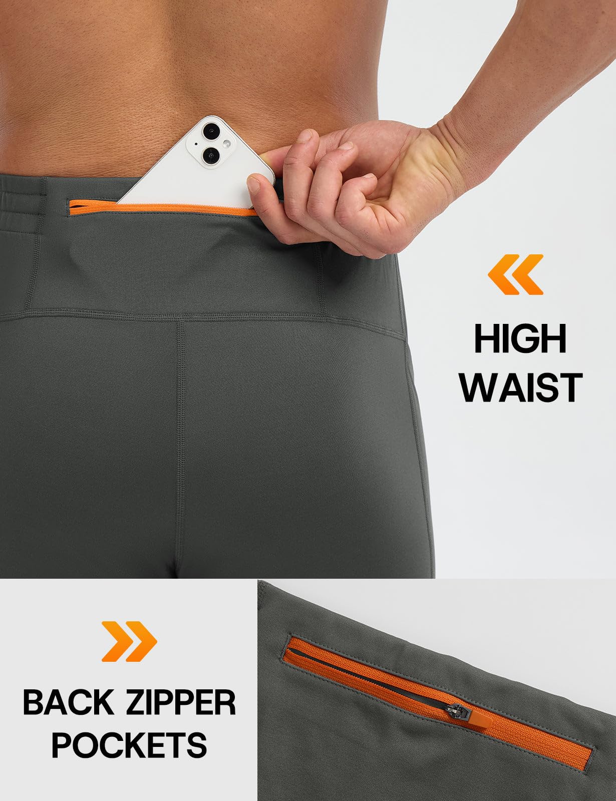 baleaf Pantalones de compresión térmicos para hombre, pantalones deportivos de invierno, pantalones de entrenamiento para exteriores, transpirables, pantalones largos