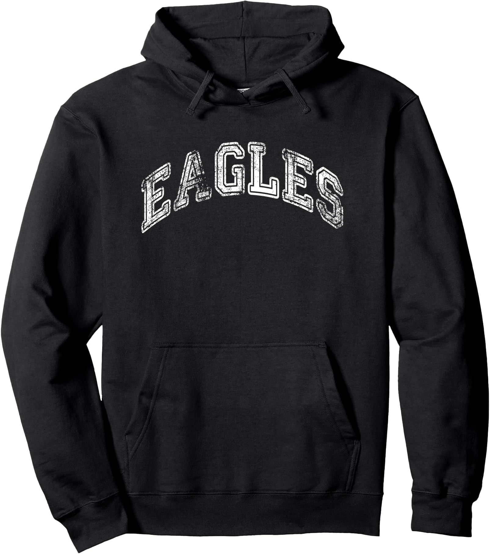 Eagles Unisex Adult Black Small Pullover Hoodie