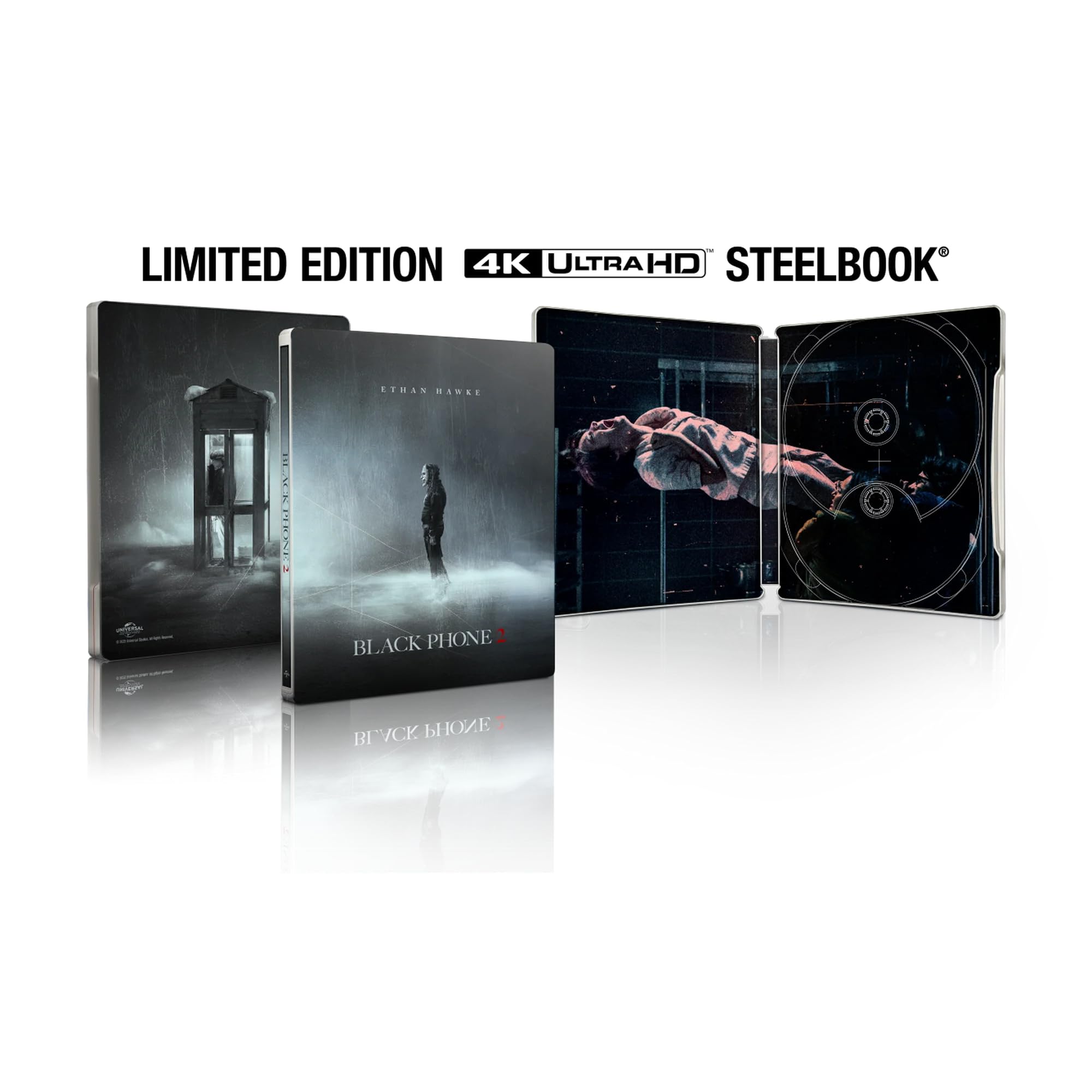 Black Phone 2 - Limited Edition Steelbook (4K Ultra HD + Blu-ray + Digital Copy) [Blu-ray]