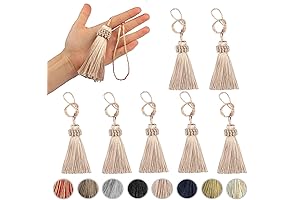Elegant and Colorful Tassel Key Ornaments Home Decoration