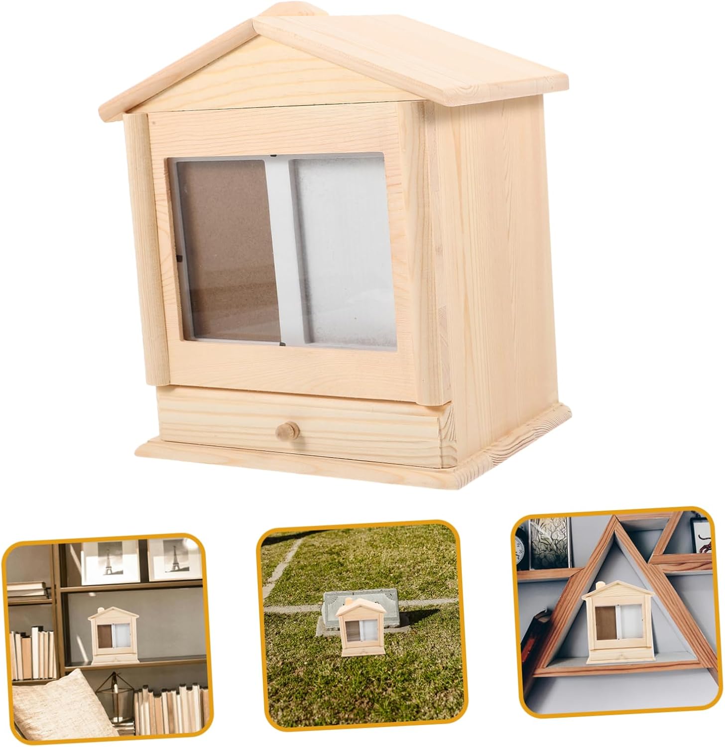 BESPORTBLE 1pcs Wooden Pet Urn for Ashes Memorial Keepsake Casket Elegant Design for Cats and Dogs Secure Ash Storage Box for Lasting Memories