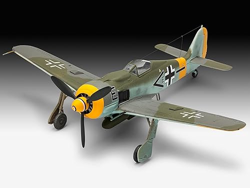 Miniatura 4 de Revell GmbH 63898 - Juego de modelos Focke Wulf Fw190 F-8, incluye pinturas, pegamento y brocha, camuflaje de la Luftwaffe, 172