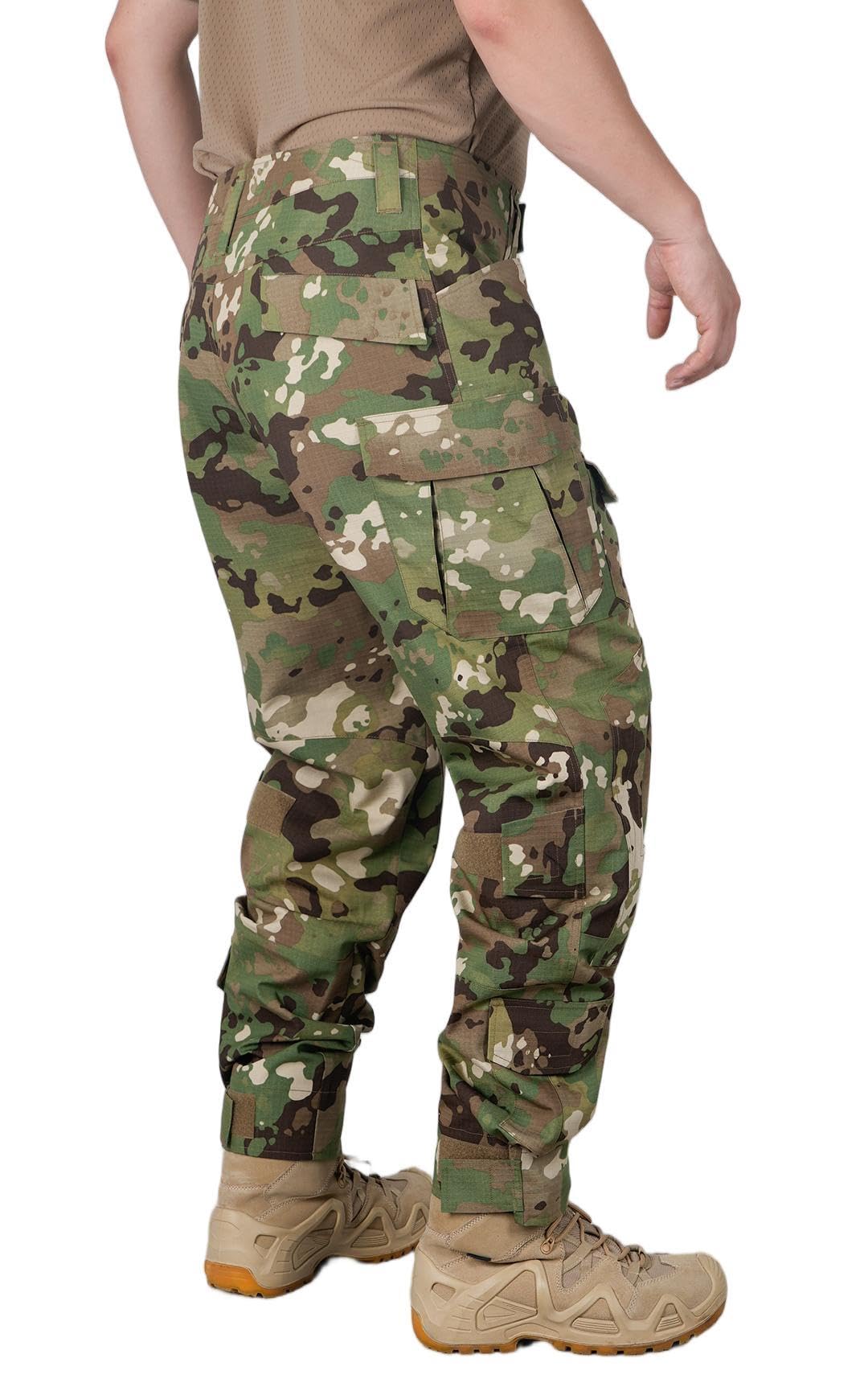 Snapklik.com : Mens Fleece Lined Tactical Pants Thermal Camo Cargo ...