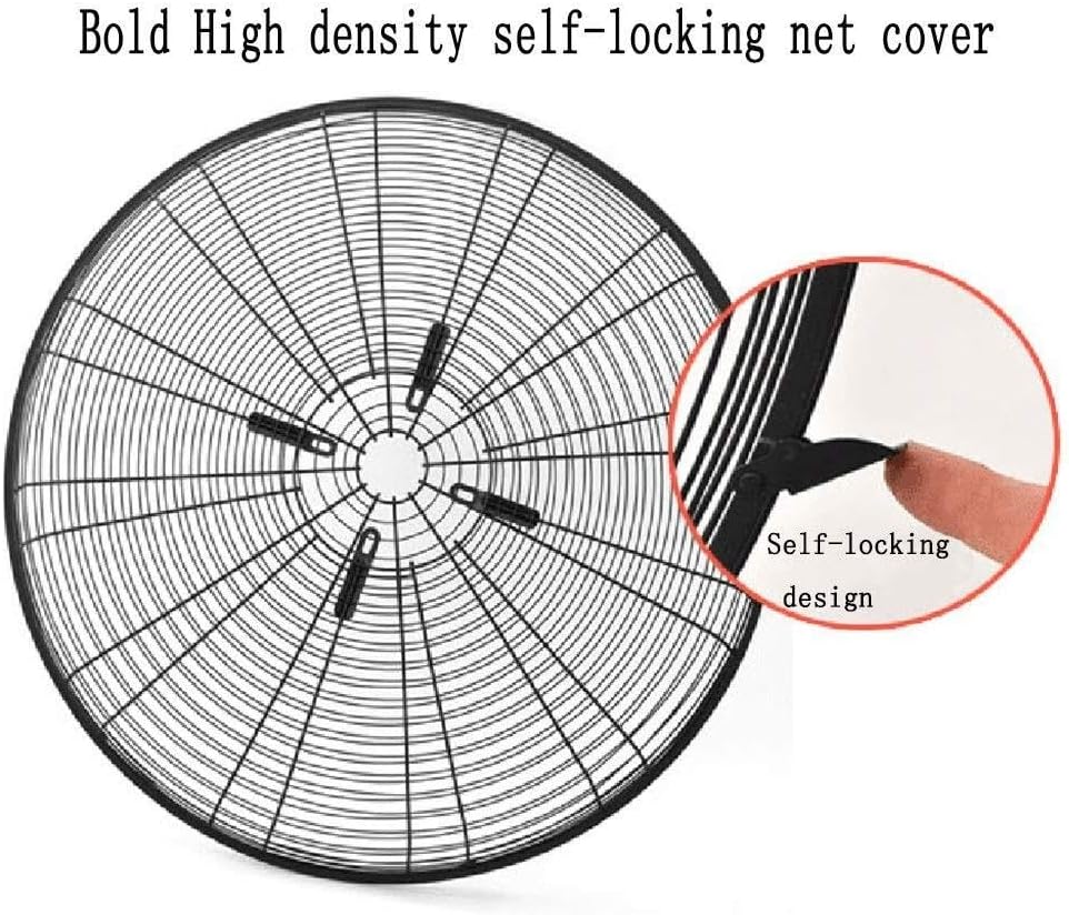 Wall-Mounted Industrial Fan, Power Shaking Head Horn Air Volume Electric 3-Speed Settings, Adjustable Tilt, Pure Copper Motor, Commercial & Factory Use(50cm)