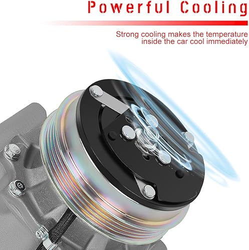 Miniatura 3 de CCIYU Compresor de aire acondicionado con embrague A/C compresor de aire para coche 2011-2015 para Honda CR-Z 1.5L compresor de aire acondicionado