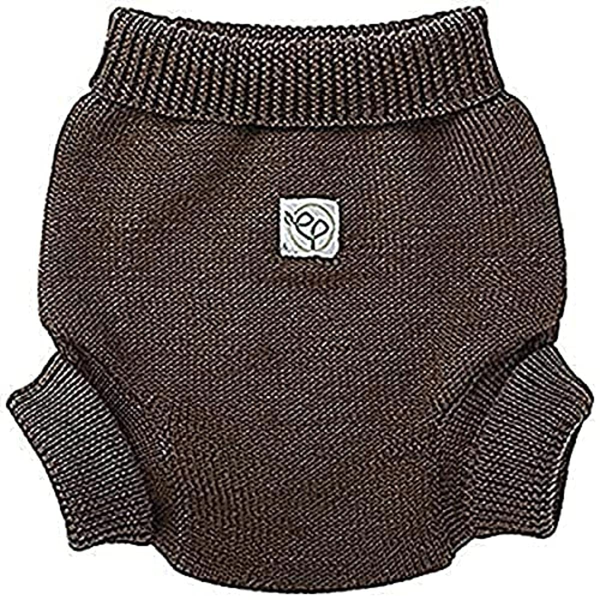 EcoPosh Wool Diaper Cover, Umber, Size 1