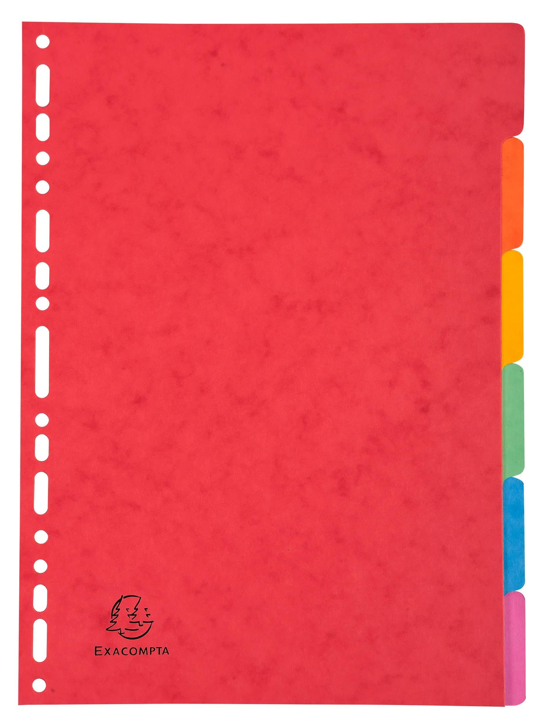 Intercalaires nature future carte lustree 400g 6 positions - a4