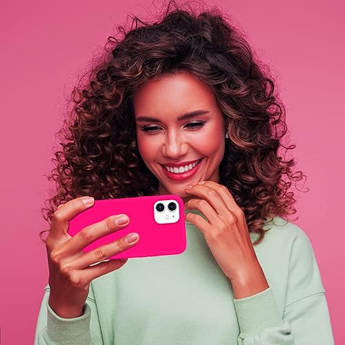 Miniatura 9 de DOMAVER Funda para iPhone 12 iPhone 12 Pro suave silicona líquida suave de goma de gel de microfibra forro de cojín funda protectora para iPhone