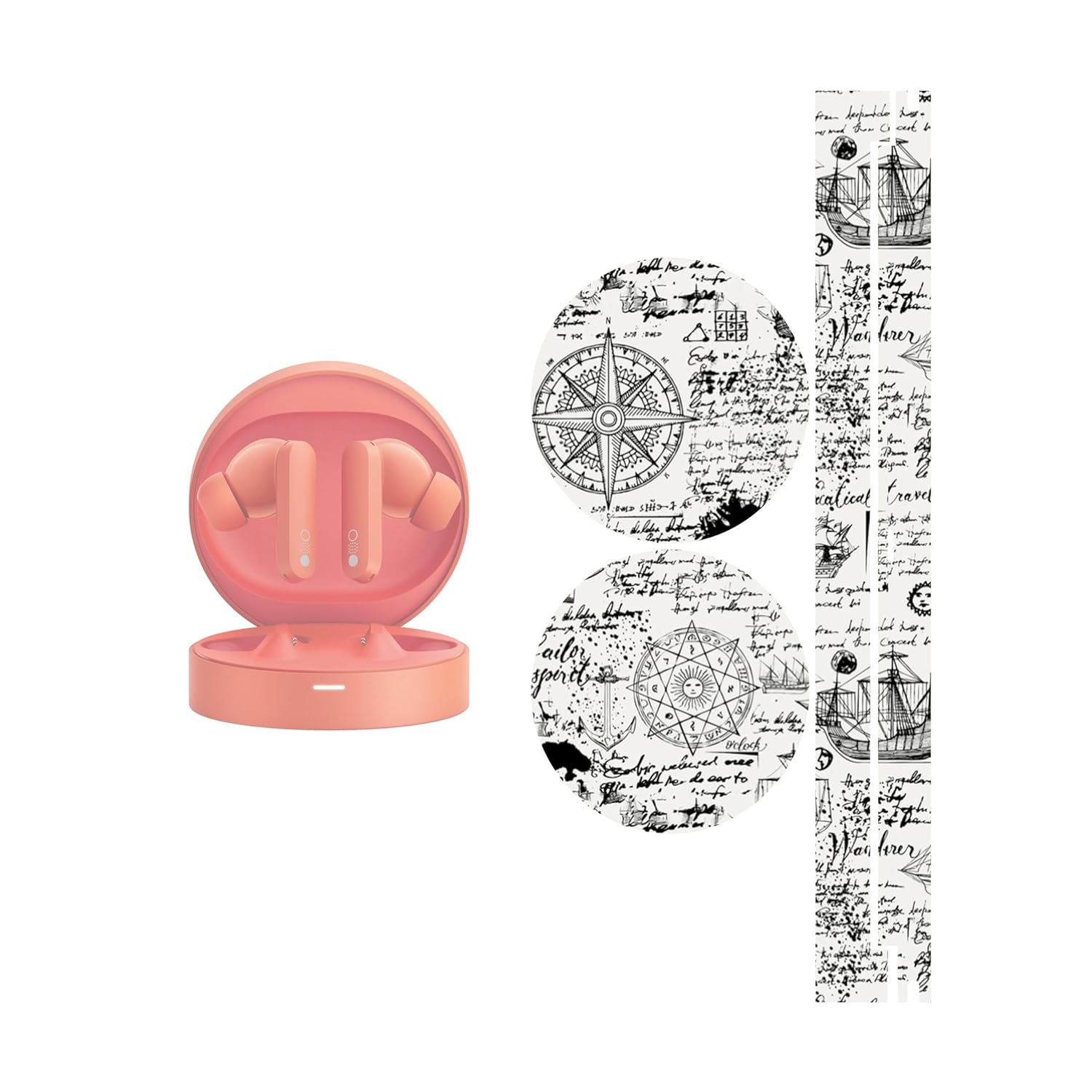 Compatible for CMF by Nothing Buds Pro – Audio Buds Skin Warp (Coverage – Only for Charging Case) (Print-48)