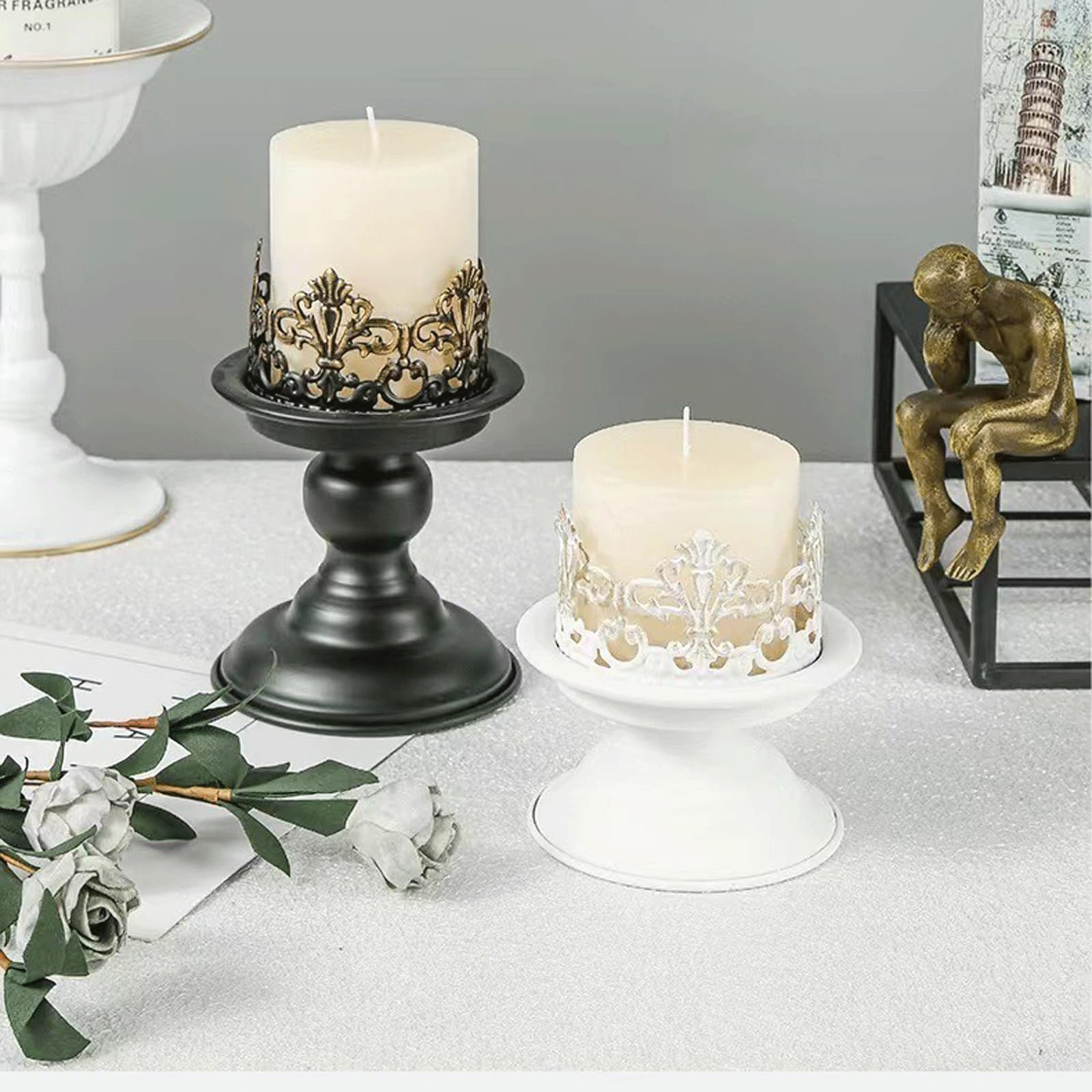 【レア】オニキスキャンドルホルダー ４灯 /ヴィンテージ Amazon.co.jp: CoastalCharm ヴィンテージ鋳鉄キャンドル