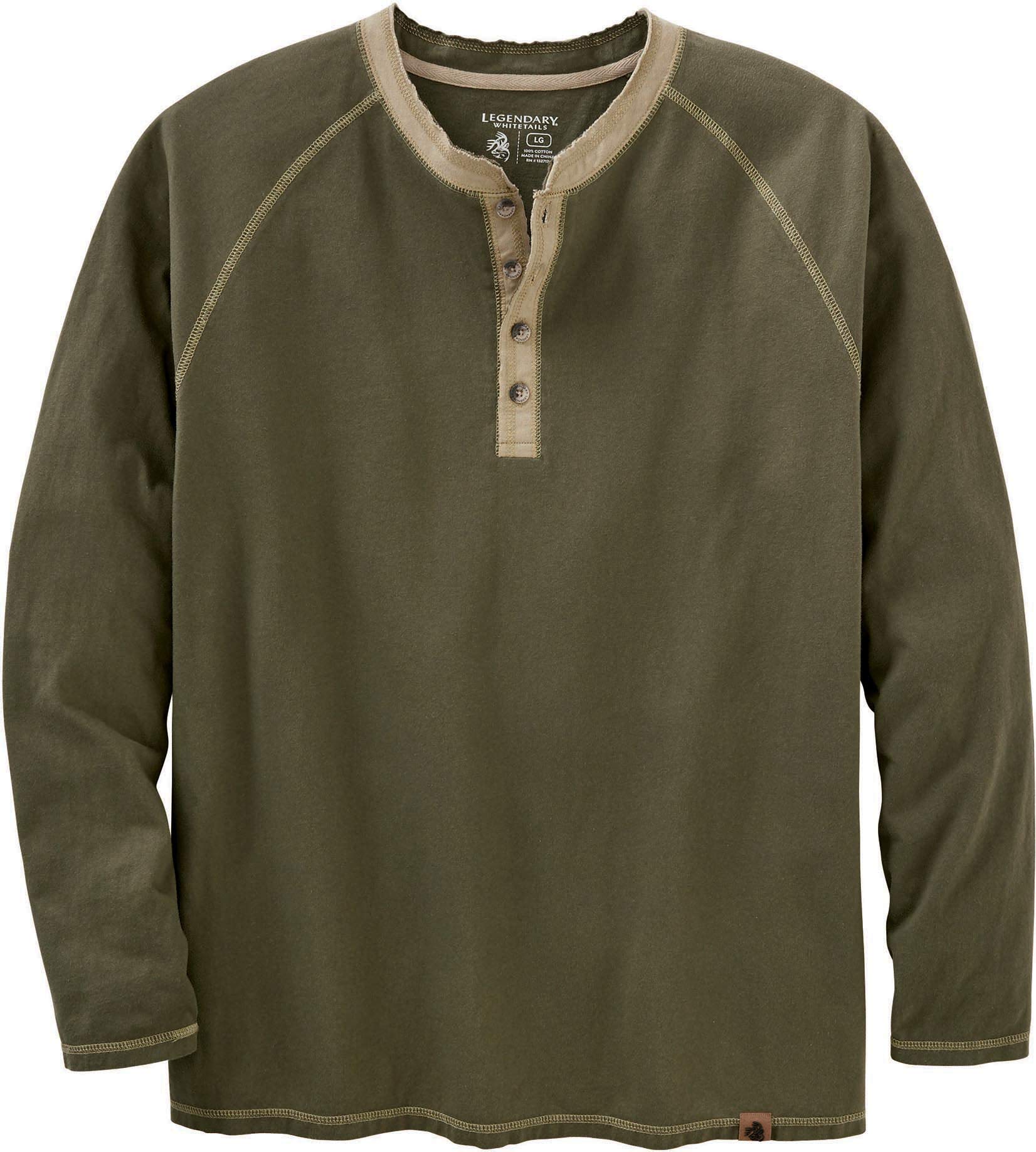 Legendary Whitetails Men's Recluse Henley Long Sleeve Shirt