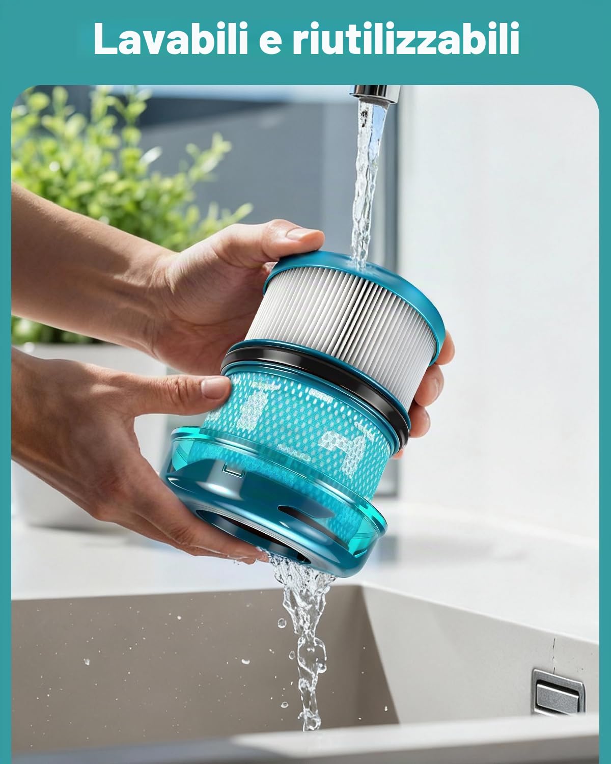 Confezione da 2 filtri HEPA di ricambio per aspirapolvere Dyson V16 Piston Animal, filtro di ricambio per aspirapolvere Dyson V16 Piston Animal Submarine DS60 Cleaner