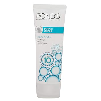 PONDS Pimple Clear Face Wash, 50 gram, India