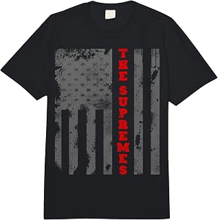 The SUPREMES Supreme Court Justices RBG Vintage USA Flag Comfort Colors Adult Heavyweight T-Shirt