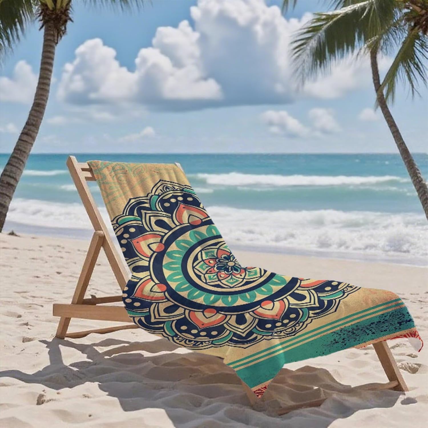 Beach Towel 90x180cm Bath Towels, Quick Dry Microfiber Towel, Sand Free, Super Absorbent, Lightweight, Compact Design, Towels for Bathroom Travel, Pool, Gym, Camping, Beach Vacation Essentials A2-125