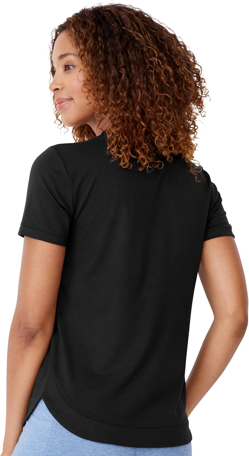 Jockey Women's Activewear EVERACTIVE Short Sleeve Crew Neck Tee - Image 2