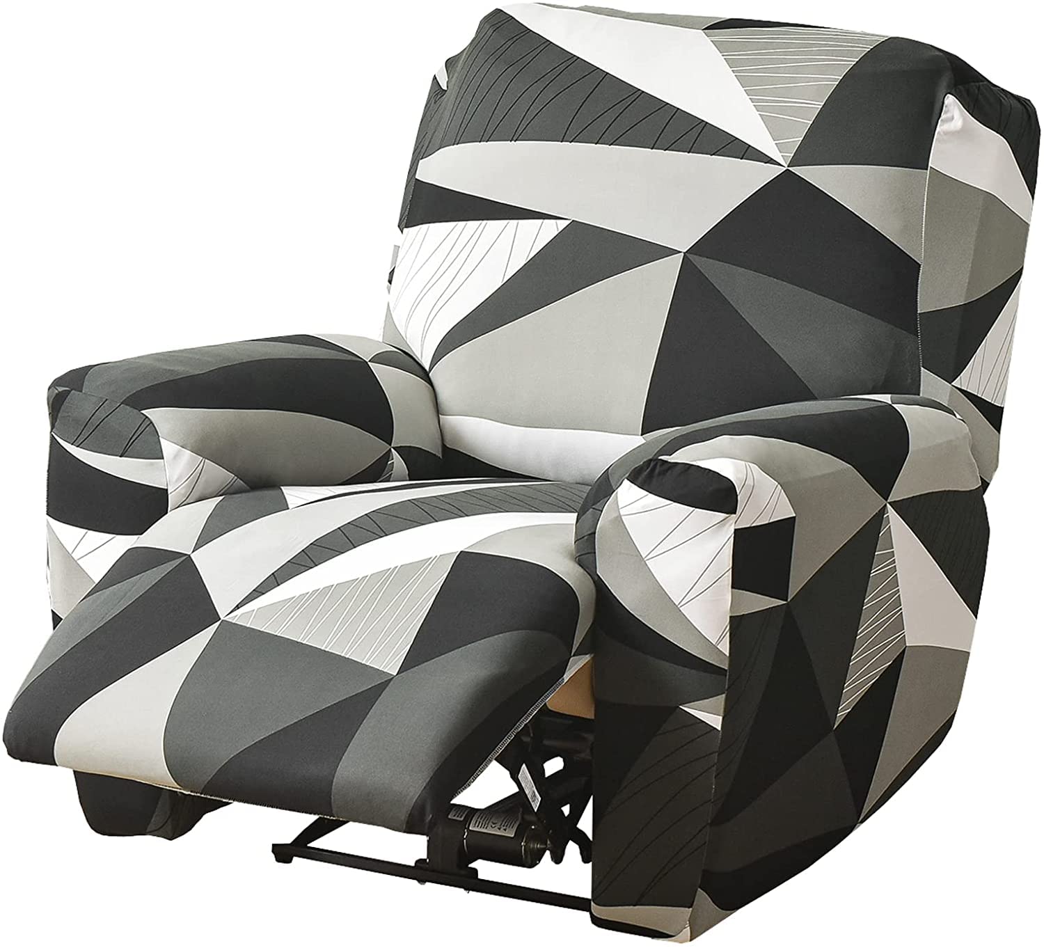 Uyeoco Boys 11# Recliner Chair/Sofa Slipcover With Pockets - 2/3/1 Seat Stretch Cover For Lazy Reclining Couch - Fallon Collection With Elastic Bottom