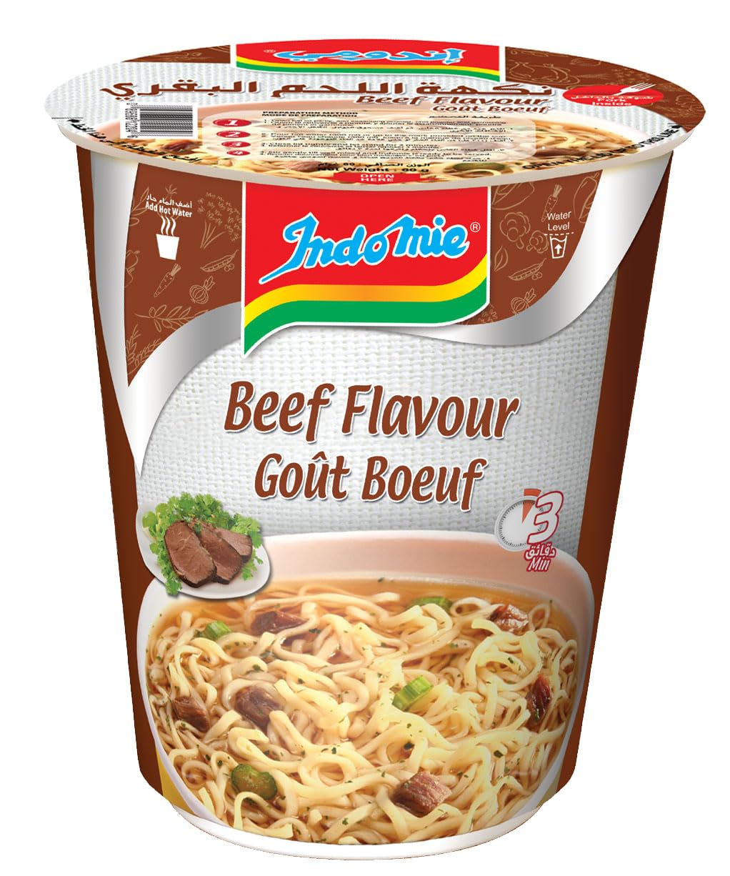 Instant Noodles, Halal Certified, Beef Flavour - 60g