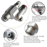 divinge 287030 CleanShot Elzárószelep - Airless Festékszóró Adapter 3600 PSI Nyomásig, 180° Forgó Csatlakozóval, Graco Kompatibilis Festéksz 5