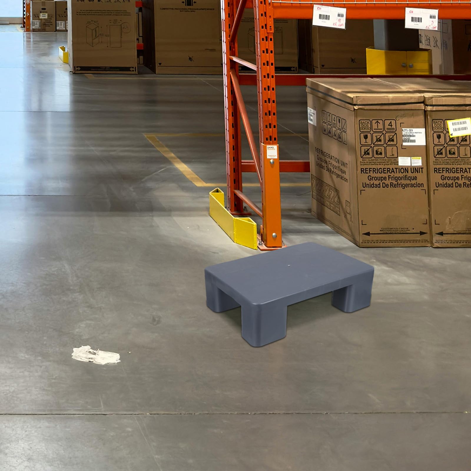 Palets de Plástico Ligeros y Resistentes para Almacenamiento en Supermercados y Almacenamiento a Largo Plazo Diseño Antihumedad y Estructura Ventilada