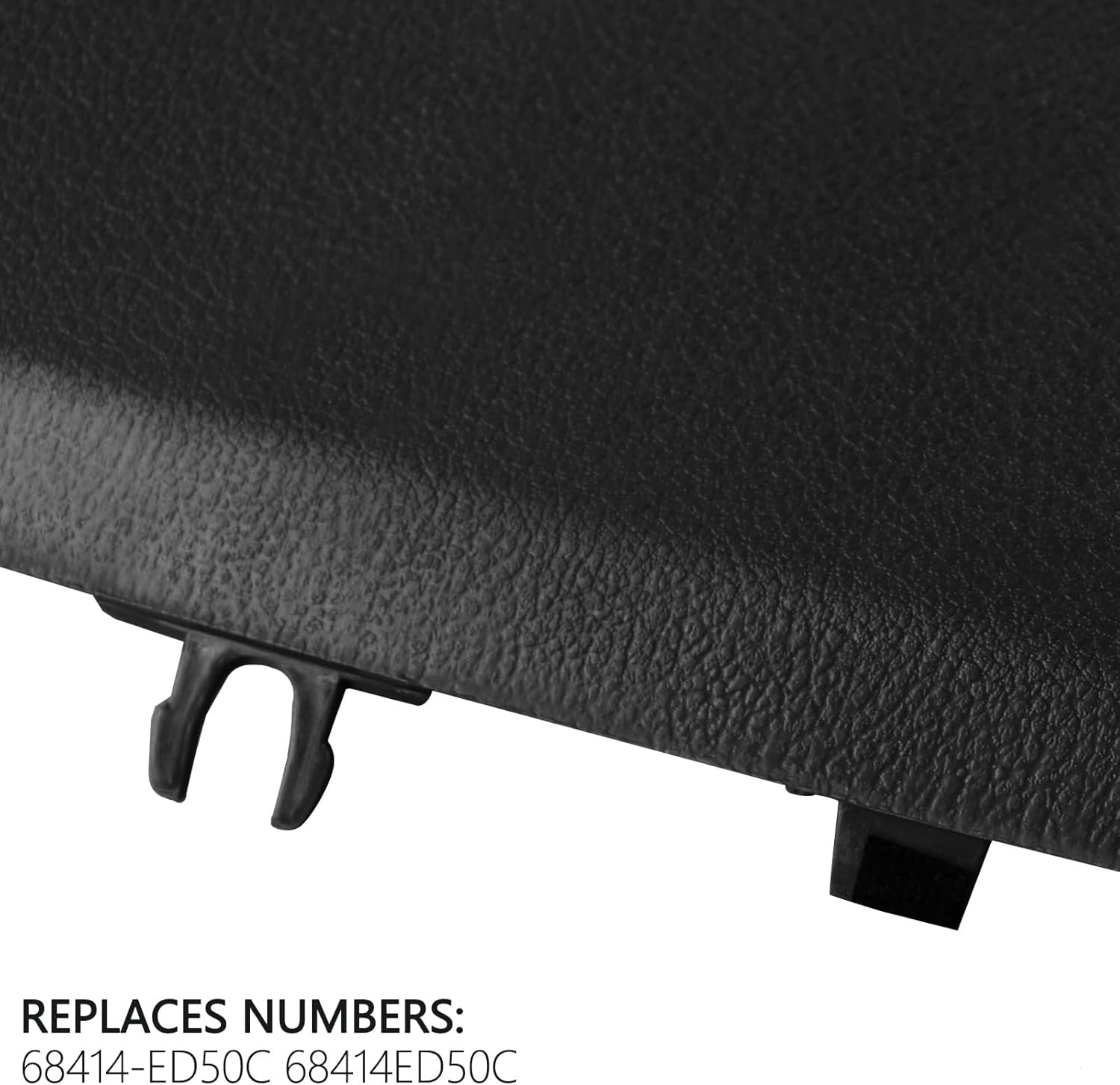 Front Upper Center Dash Air Vent Trim Bezel Replacement for Nissan Versa 2007-2012 68414-ED50C 68414ED50C Black