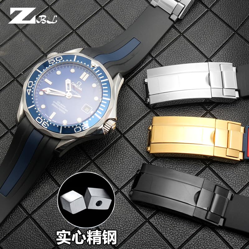 Bracelet silicone imperméable CZKE avec boucle pliante solide - 4