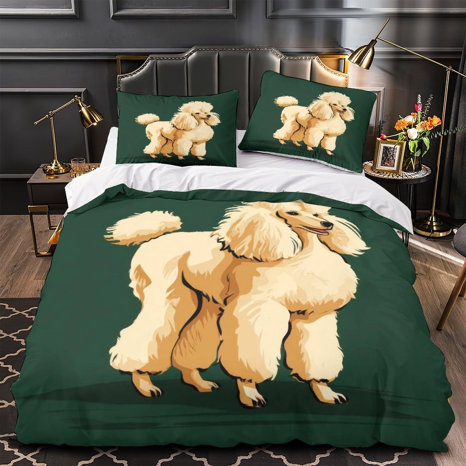 Parure de lit police double 200x200 en microfibre pour ado