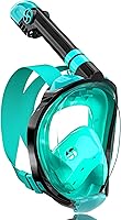 Vista 15 de QingSong Máscara de esnórquel de cara completa para adultos, equipo de esnórquel con soporte para cámara, juego de esnórquel con vista panorámica