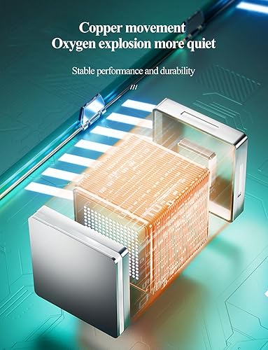 Miniatura 5 de UPETTOOLS Bomba de aire de acuario para pecera, bomba de aire ultra silenciosa, bomba de oxígeno para peces, kit de burbujeador de acuario con tubo