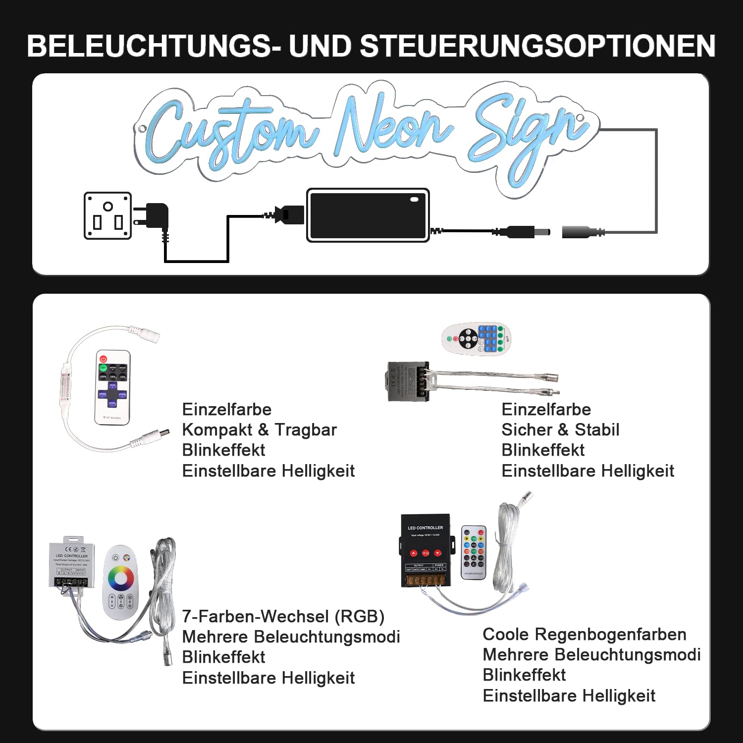 Neon Schild Personalisiert LED Namen Leuchtschriftzug Personalisiert Neonlicht Schriftzug für Wanddekoration Hochzeit Bar Geburtstag Party Geschäft Salon