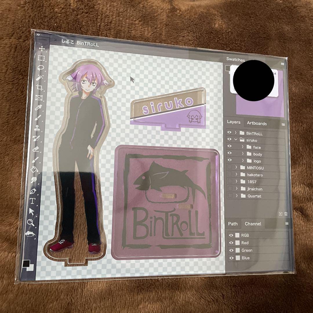 Amazon | BinTRoLL アクリルスタンド しるこ | アイドル・芸能人グッズ