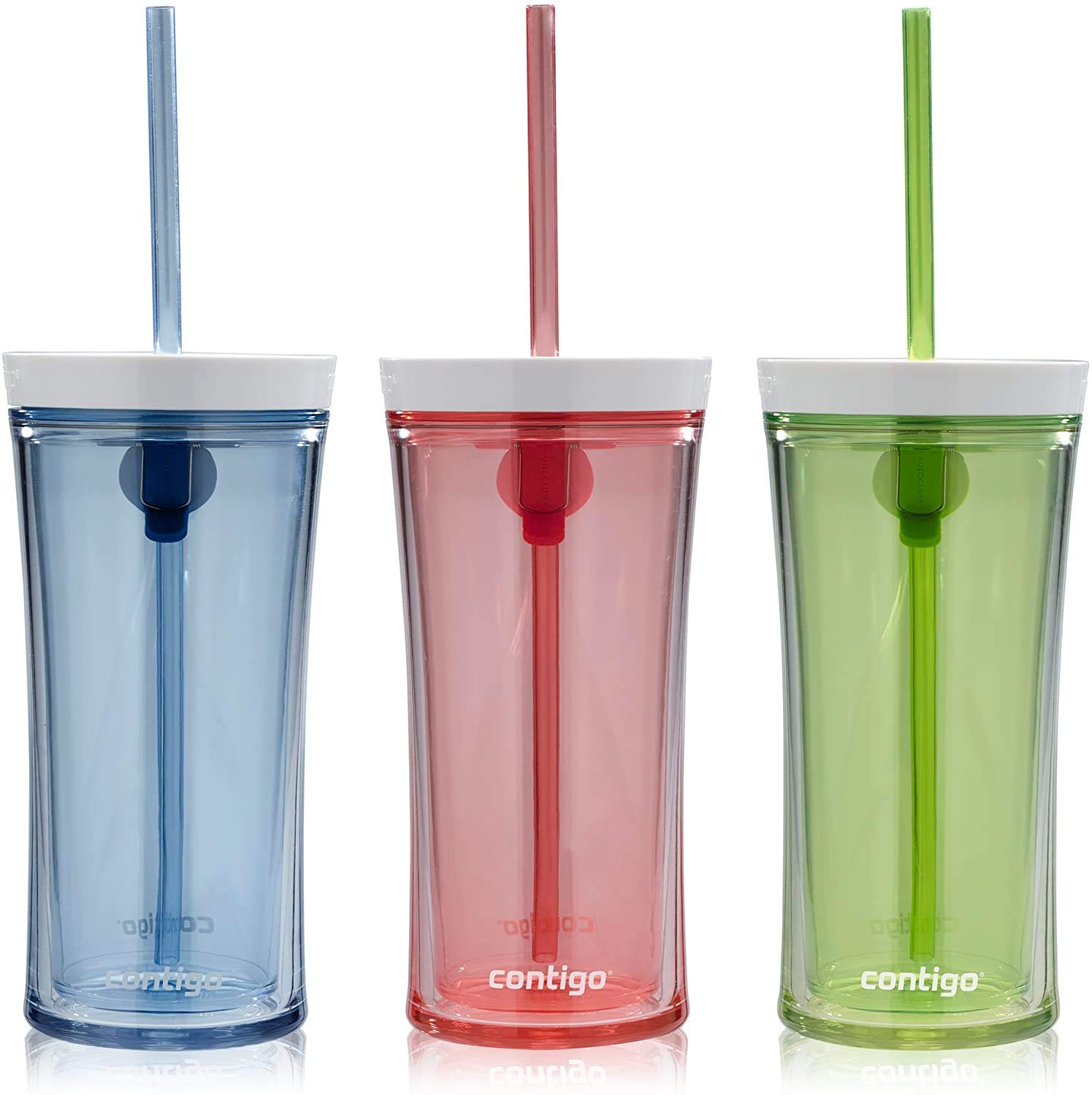 Amazon.com: Contigo Shake & Go Tumbler with Leak-Proof Lid, 3-Pack