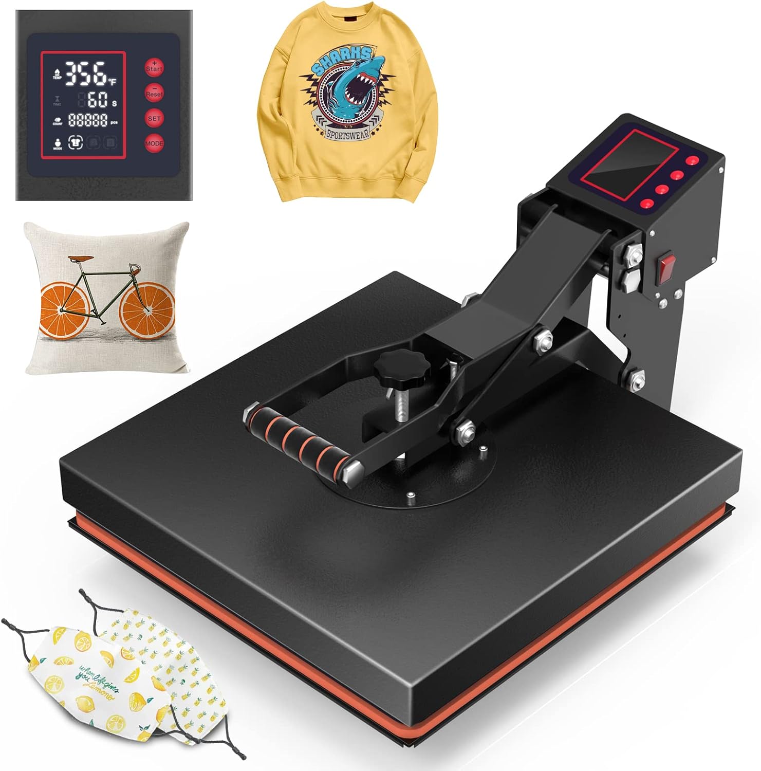 Buy آلة الضغط الحراري 15x15 بوصة الضغط العالي الضغط الضغط الضغط