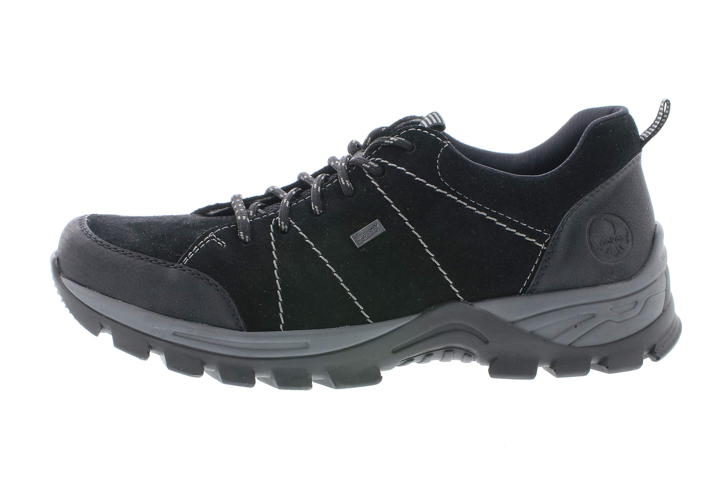 Rieker Hombre Zapatos con Cordones, de Caballero Zapatos Deportivos,Calzado,Calzado de Exterior,Deportivo,Ocio,riekerTEX,Schwarz,41 EU / 7.5 UK