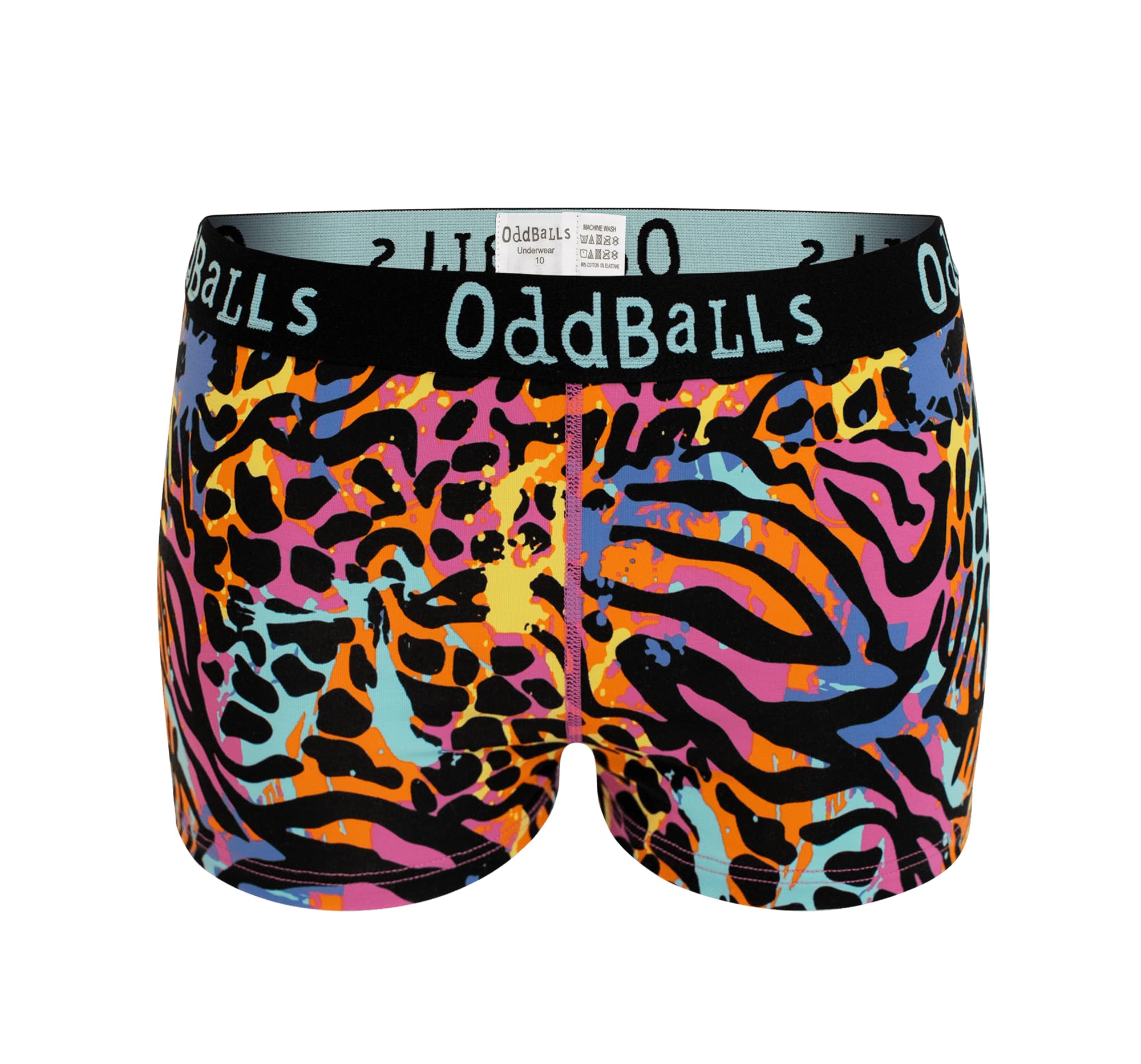 Oddballs Women's Multi Filthy Animal Boxers Size 6