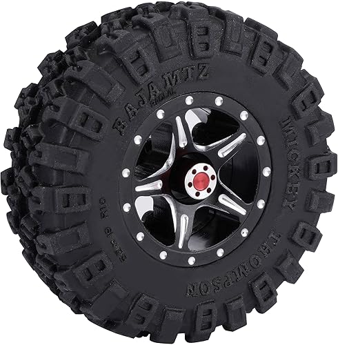 Miniatura 6 de DJX 4 piezas de aluminio M2 tuerca de bloqueo central de metal tapas de rueda para Axial SCX24 AXI90081 AXI00004 Jeep C10 actualizaciones 124 RC