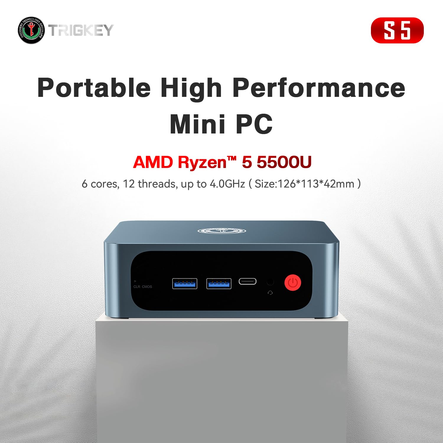 TRIGKEYミニPC AMD Ryzen 5 5500U 16GB 1TB Amazon.com: TRIGKEY Mini PC Ryzen 5 5500U(6Cores, 12Threads