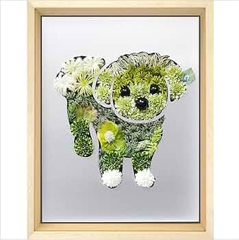 絵画インテリア 額付( 青緑＋金色の枠 ) 油絵 uF6-071619 犬女の子 絵画インテリア 額付( 青緑＋金色の枠 ) 油絵 uF6-071619 犬