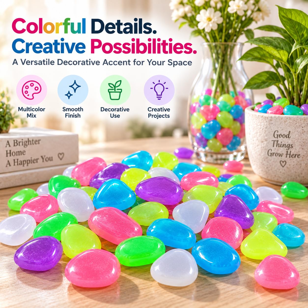 Glow in The Dark Stones - Decorate Your Garden! -5