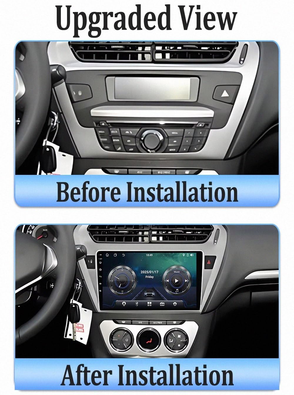 Radio Samochodowe dla Chevrolet Trax Tracker 2013-2017 Z Kamerą Cofania, Funkcją Mirror Link, Sterowaniem Głosowym I Radiem Fm; Obsługa Siri/Aux/Airplay, 4 Rdzeń 4G+64G