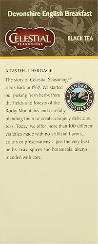 Vista 11 de Celestial Seasonings Té negro, desayuno inglés, 20